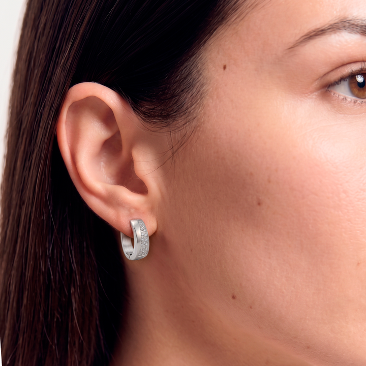 Aretes Argollas Acero Ava