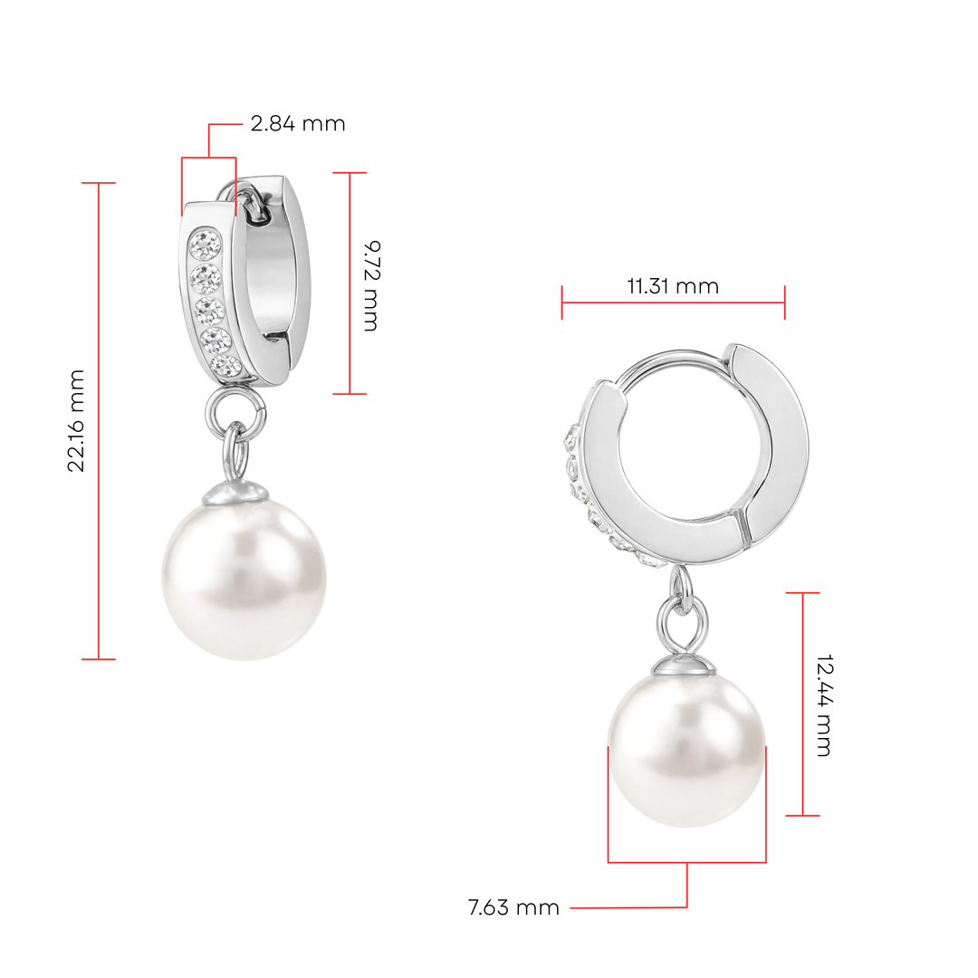 Aretes Argollas Acero Imperial