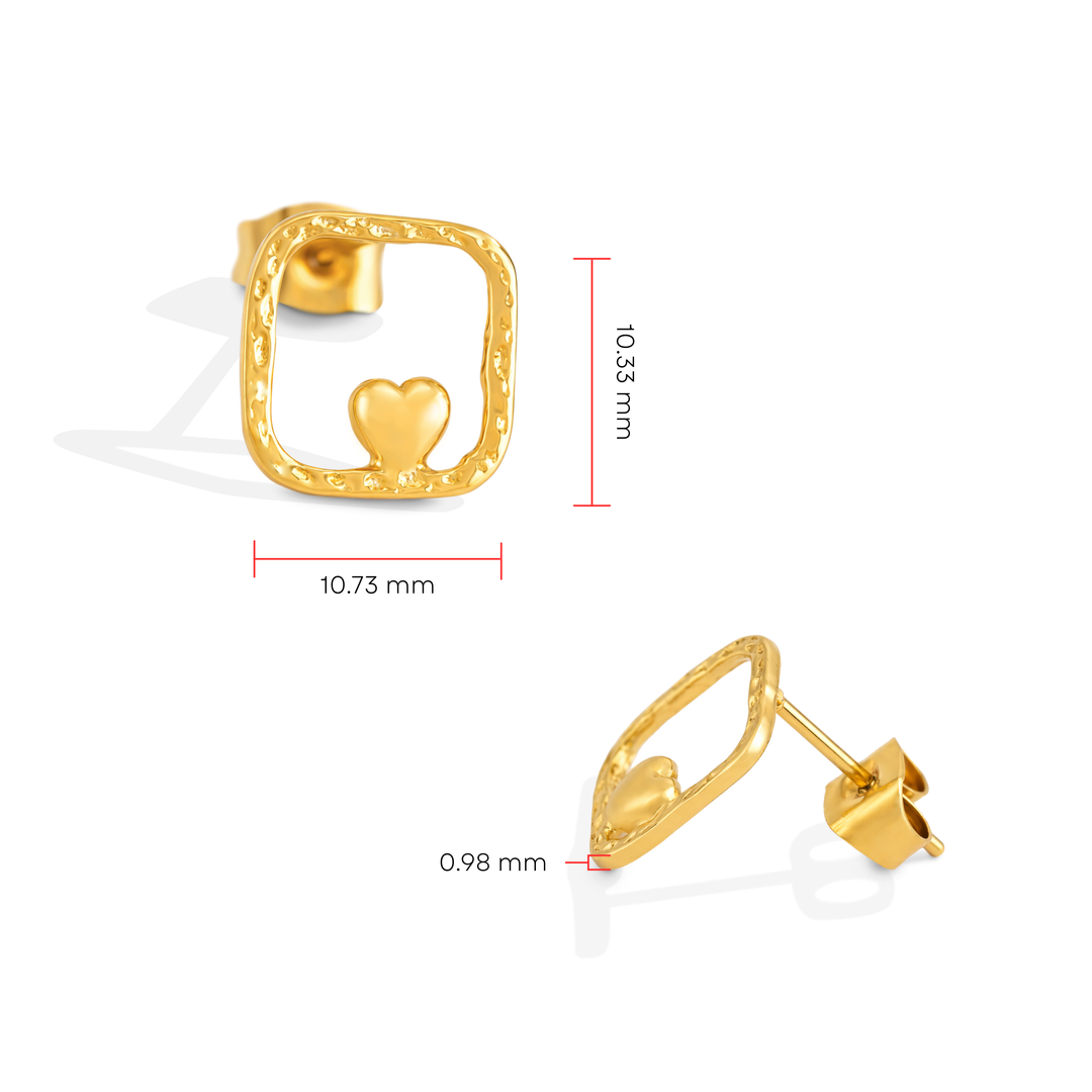 Aretes Acero Say Love