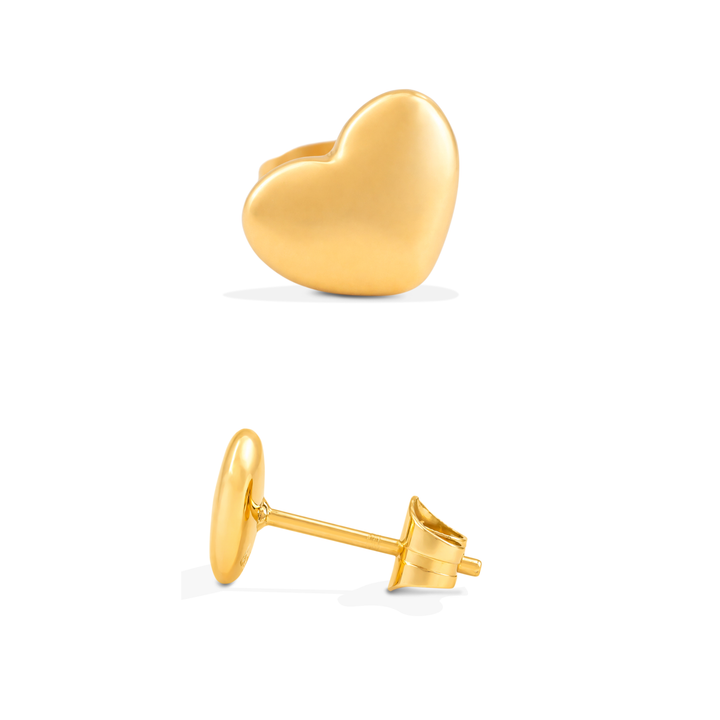 Aretes Acero Amore Bombée