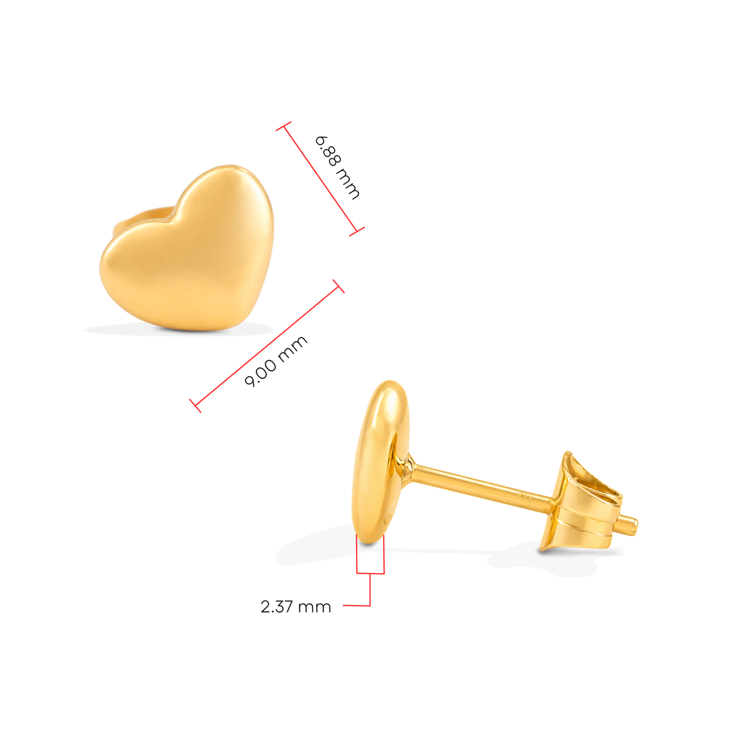 Aretes Acero Amore Bombée