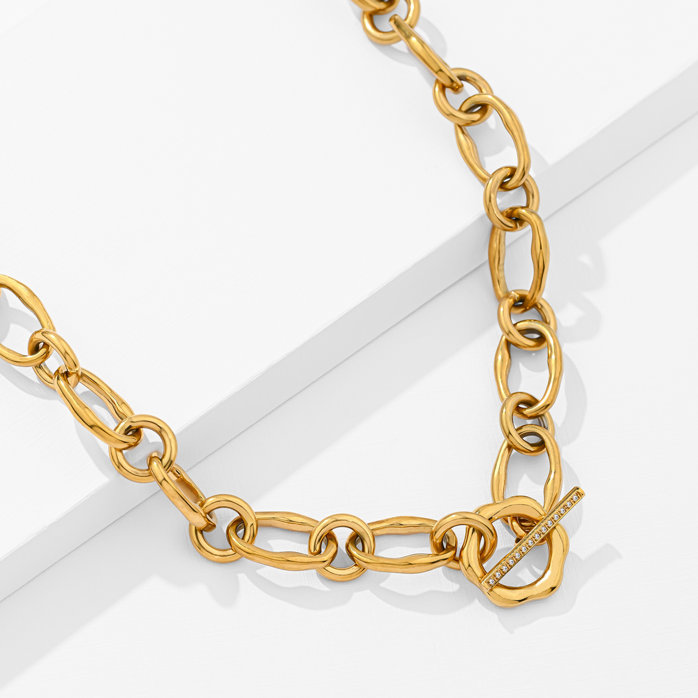 Collar Acero Cadenas BELLE