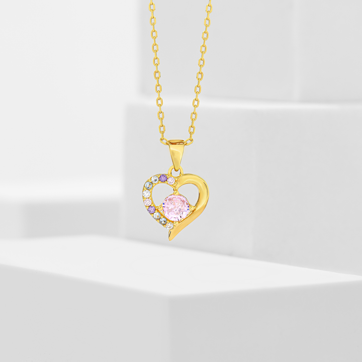 Collar Pink Heart BELLE