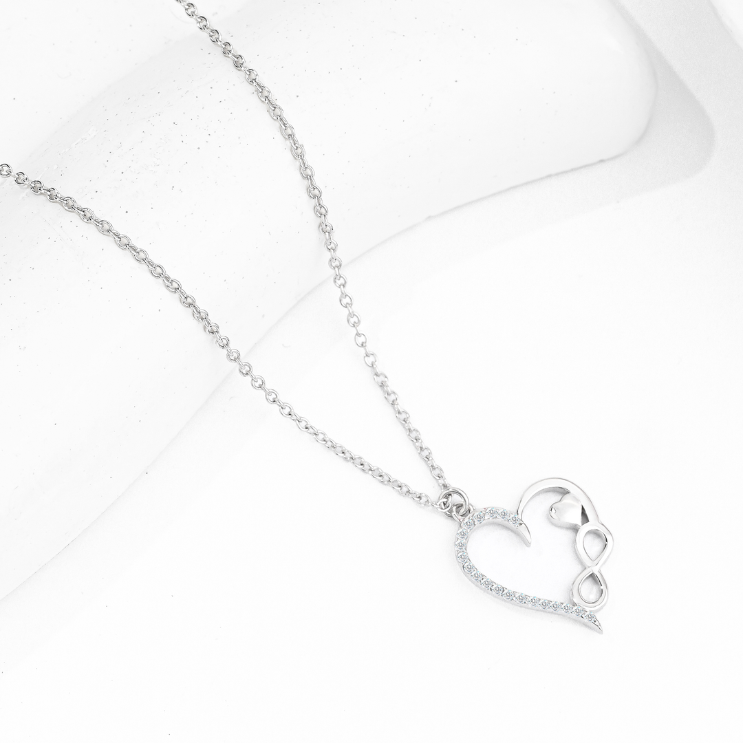 Collar Plata 925 Infinito Amor