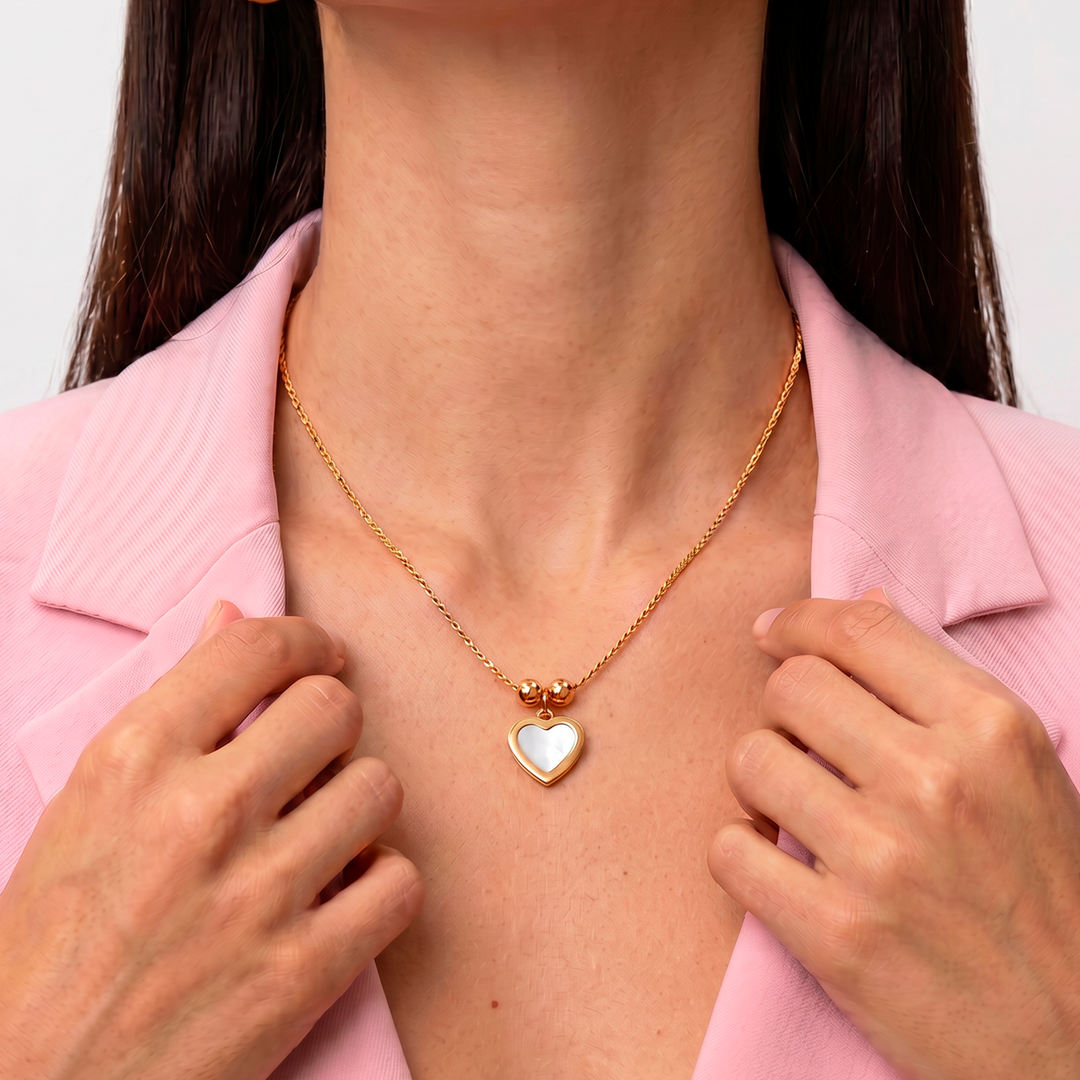 Collar Acero Marina Gold