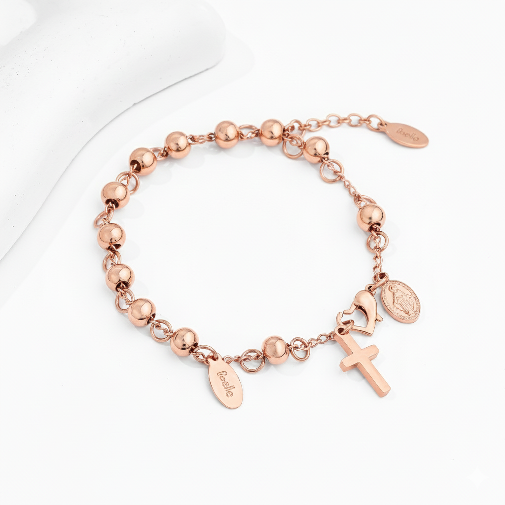 Pulsera Acero Fé Celestial