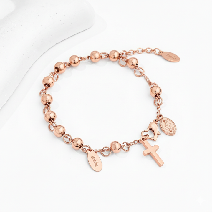 Pulsera Acero Fé Celestial