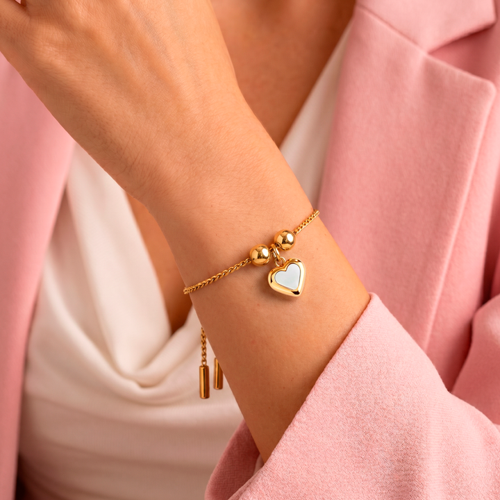 Pulsera Acero Irises Gold