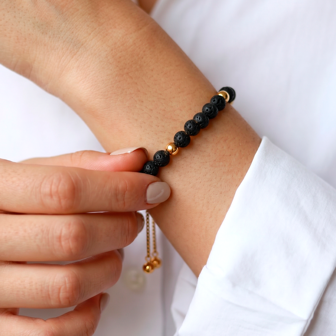 Pulsera Acero Magma Gold