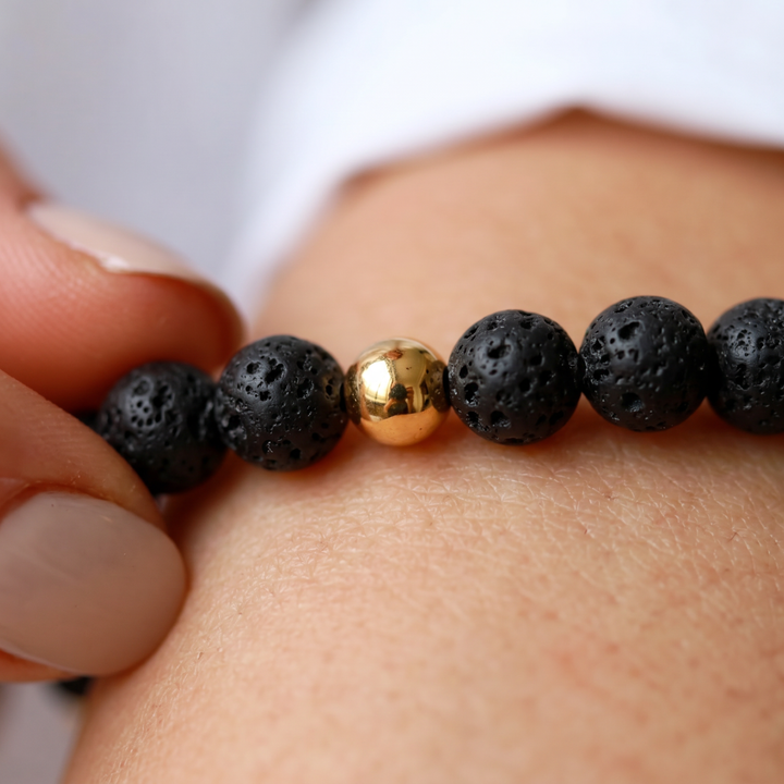Pulsera Acero Magma Gold