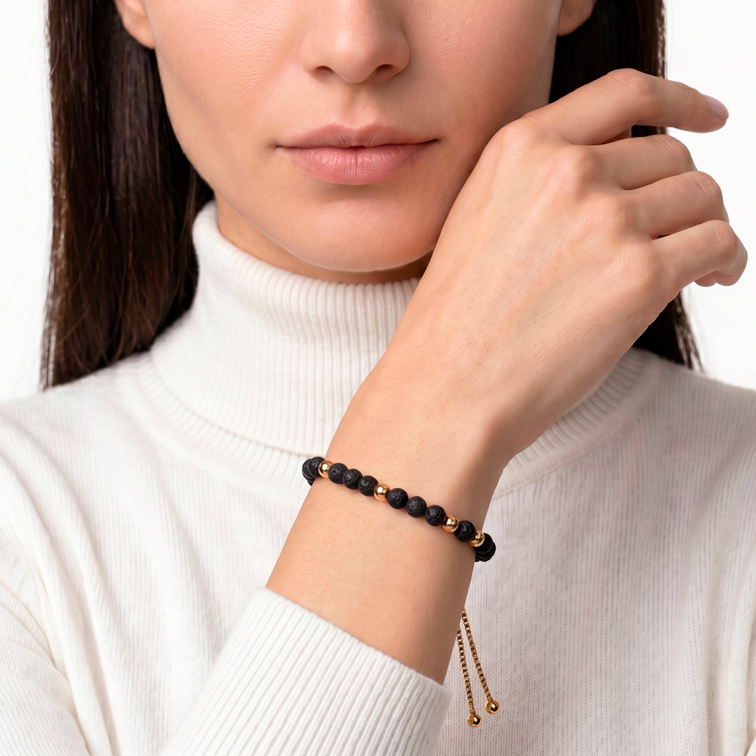 Pulsera Acero Magma Gold
