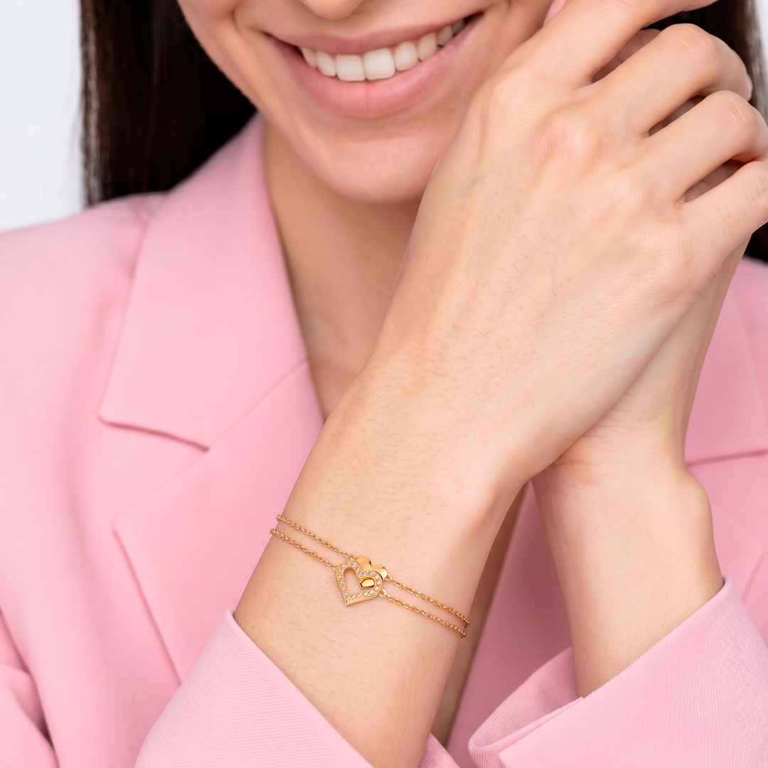 Pulsera Acero Doble Latido