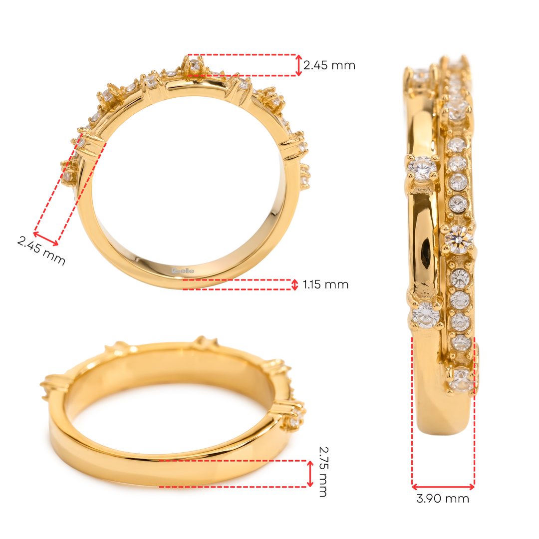 Anillo Acero Livia