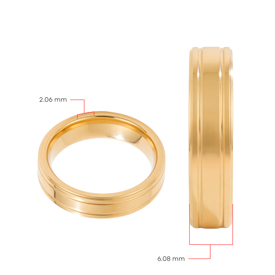 Anillo Tungsteno Eternidad - Hombre