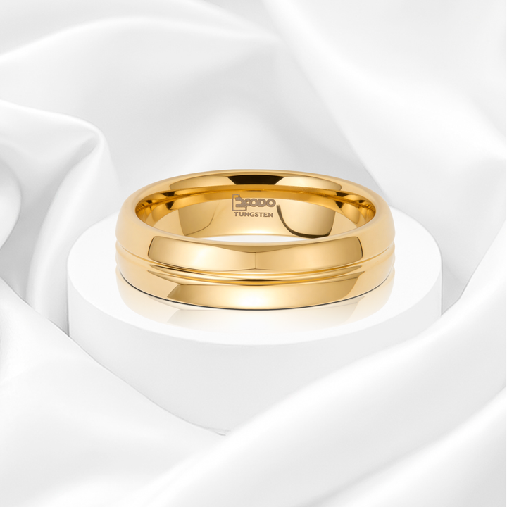 Anillo Tungsteno Felicidad - Hombre