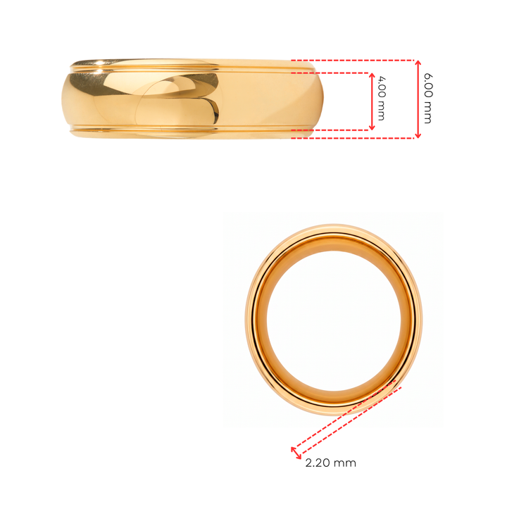 Anillo Tungsteno Siempre - Hombre