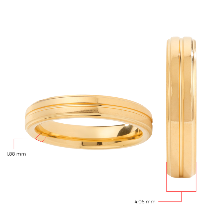 Anillo Tungsteno Eternidad - Mujer