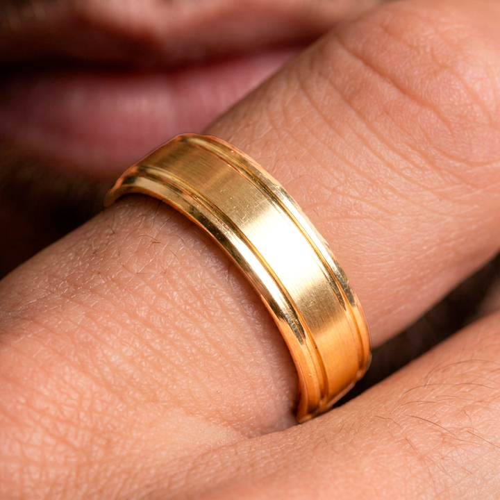 Anillo Tungsteno Eternidad - Hombre