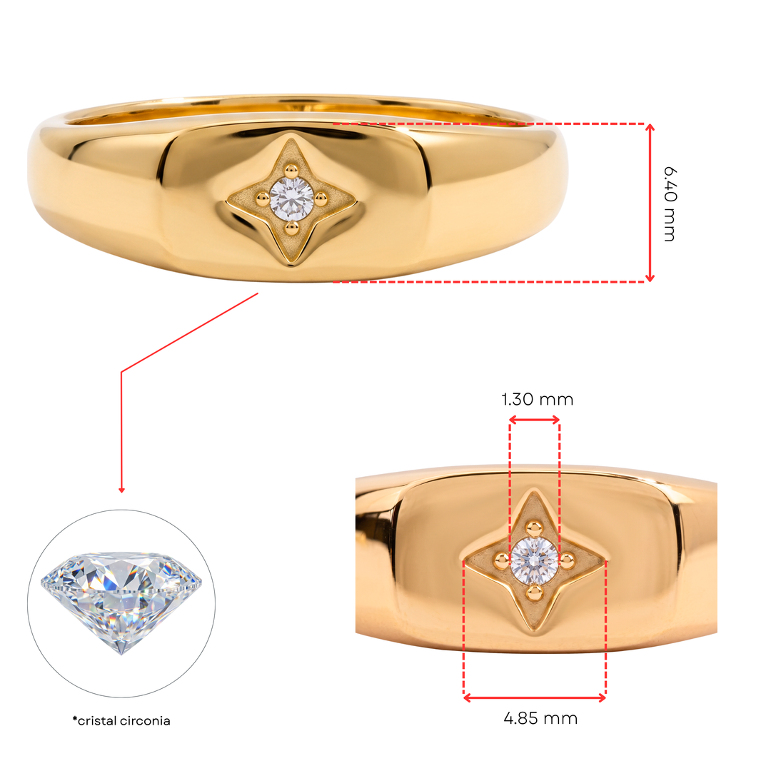 Anillo Acero Estellaris