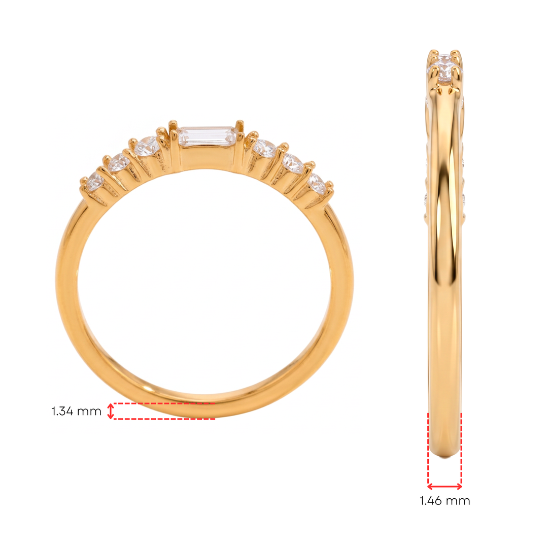 Anillo Acero Éternité