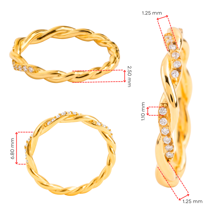 Anillo Acero Evelune