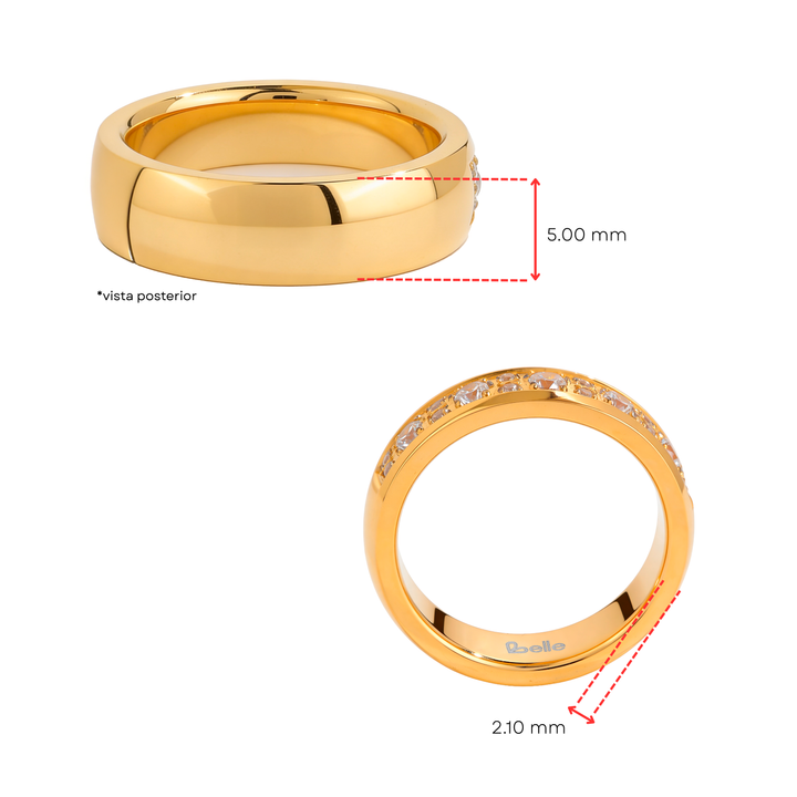 Anillo Acero Lumiere - Mujer