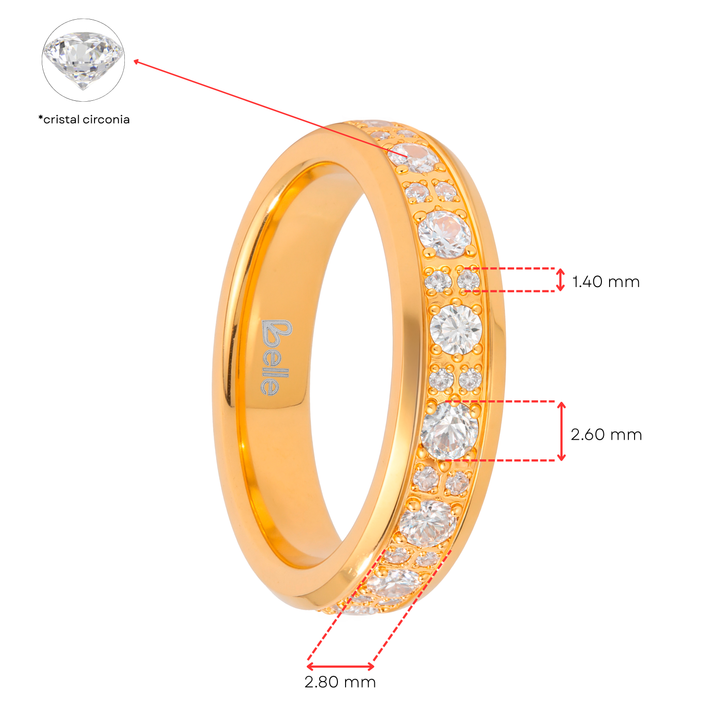 Anillo Acero Lumiere - Mujer