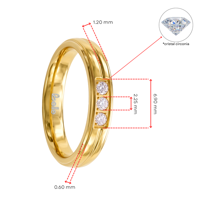 Anillo Acero Pure Love - Mujer