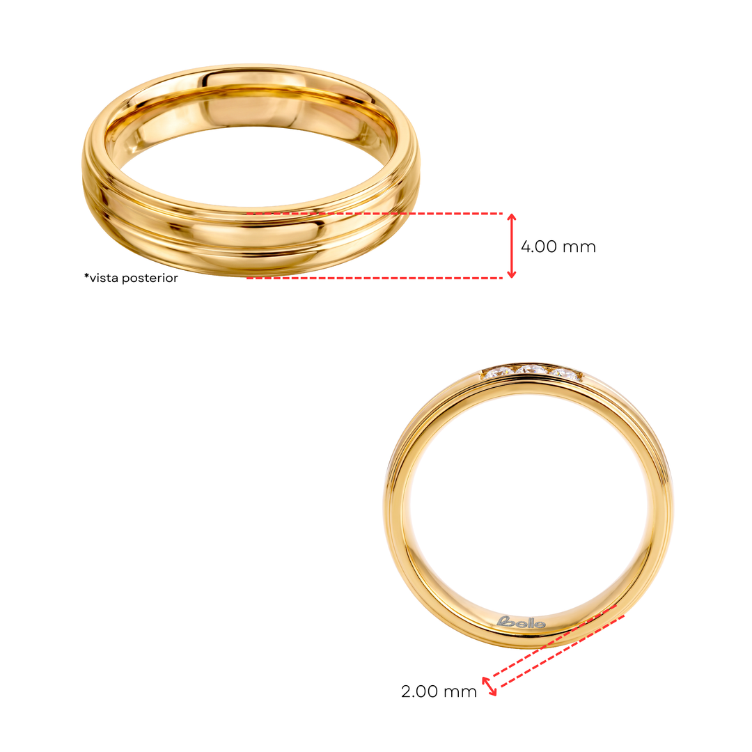Anillo Acero Pure Love - Mujer