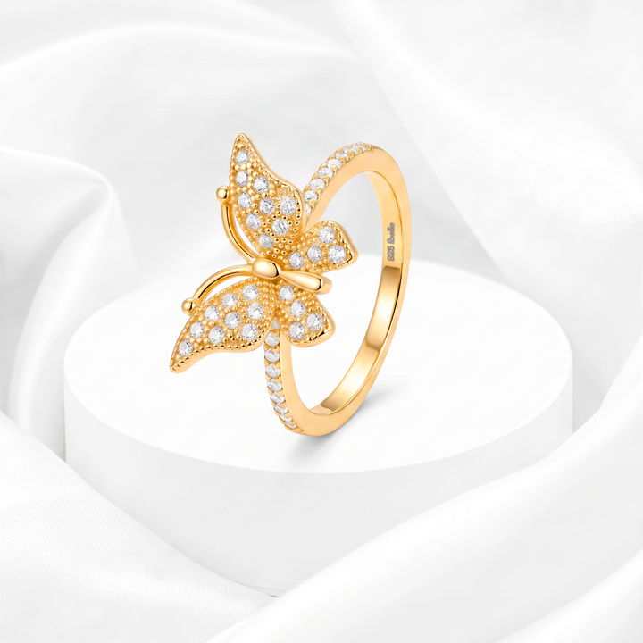 Anillo Plata 925 Butterfly Statement