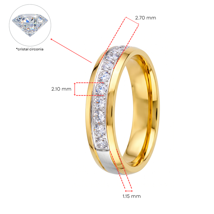 Anillo Acero Supreme - Mujer