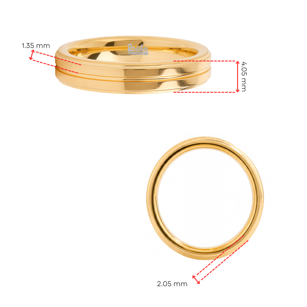 Anillo Tungsteno Eternidad - Mujer