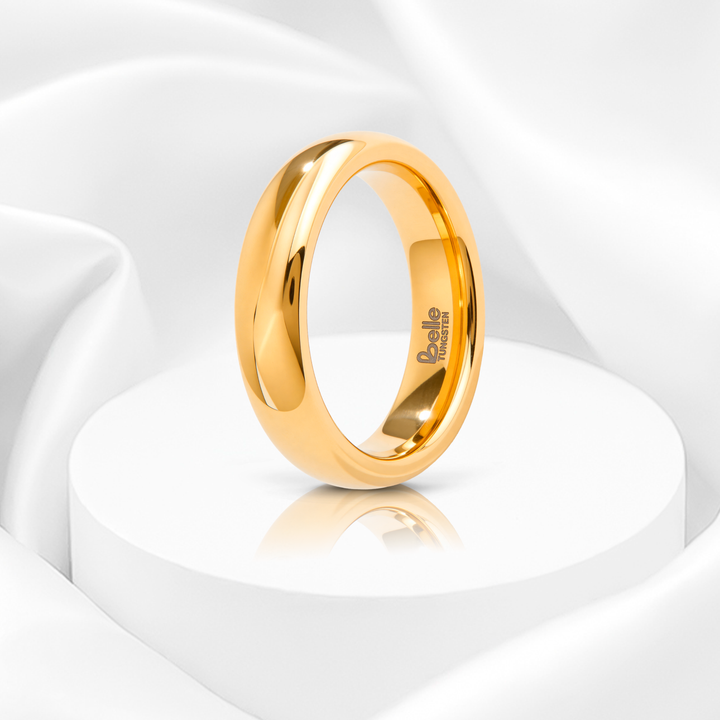 Anillo Tungsteno Satinado - Mujer