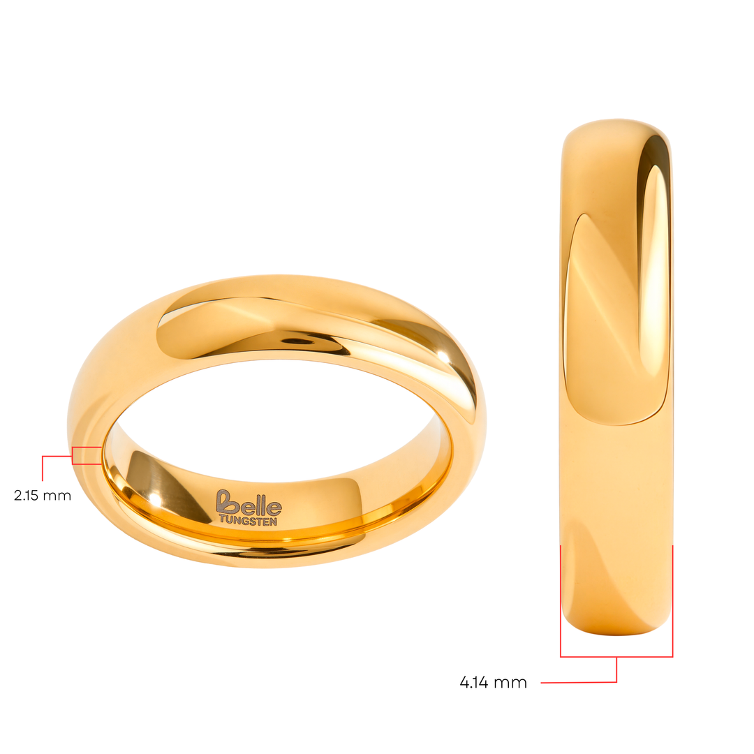 Anillo Tungsteno Satinado - Mujer