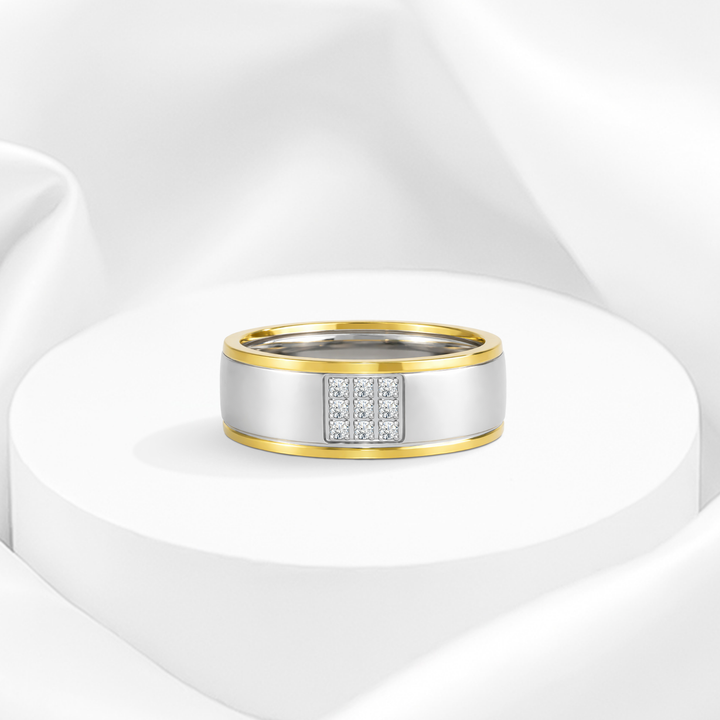 Anillo Acero Destello - Mujer