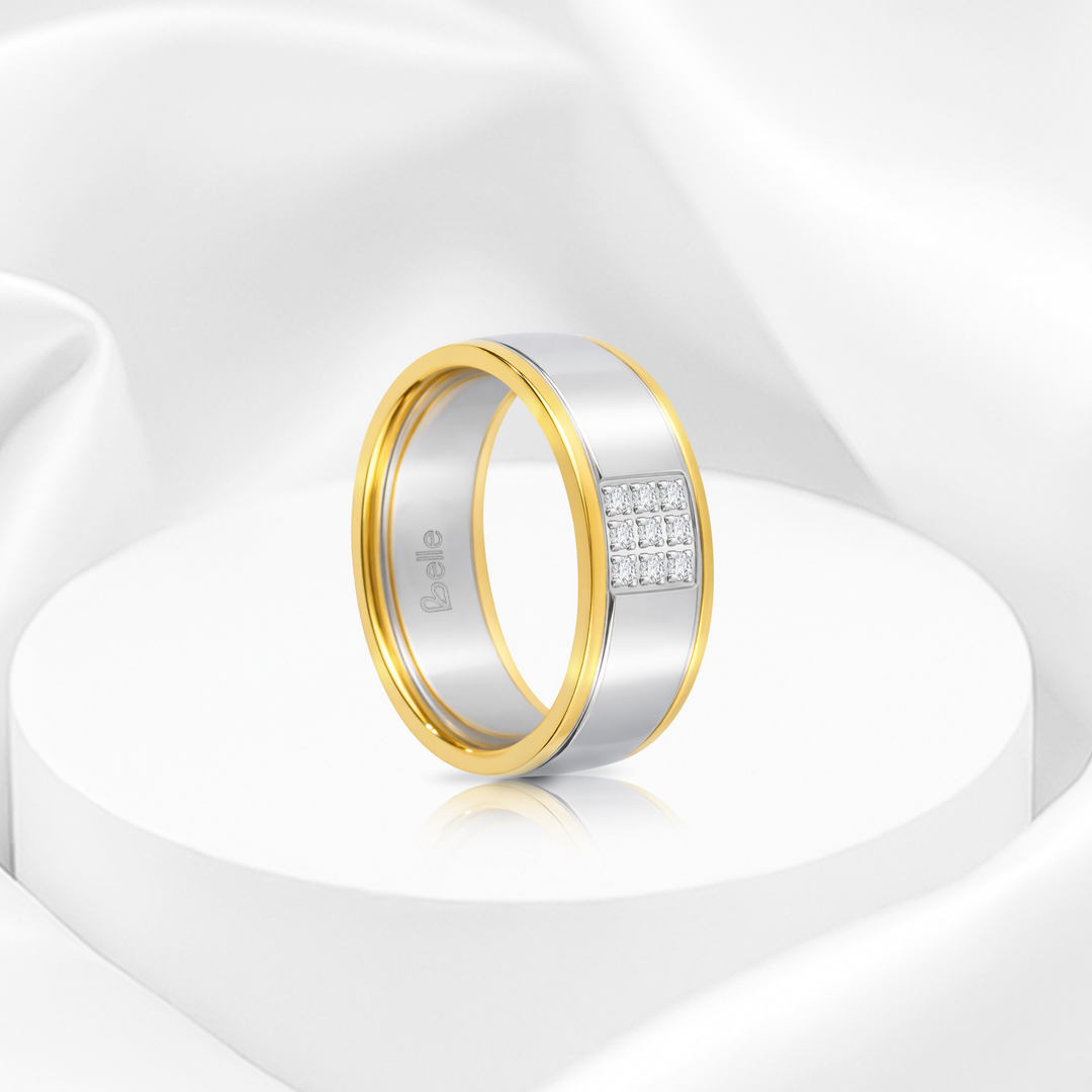 Anillo Acero Destello - Mujer