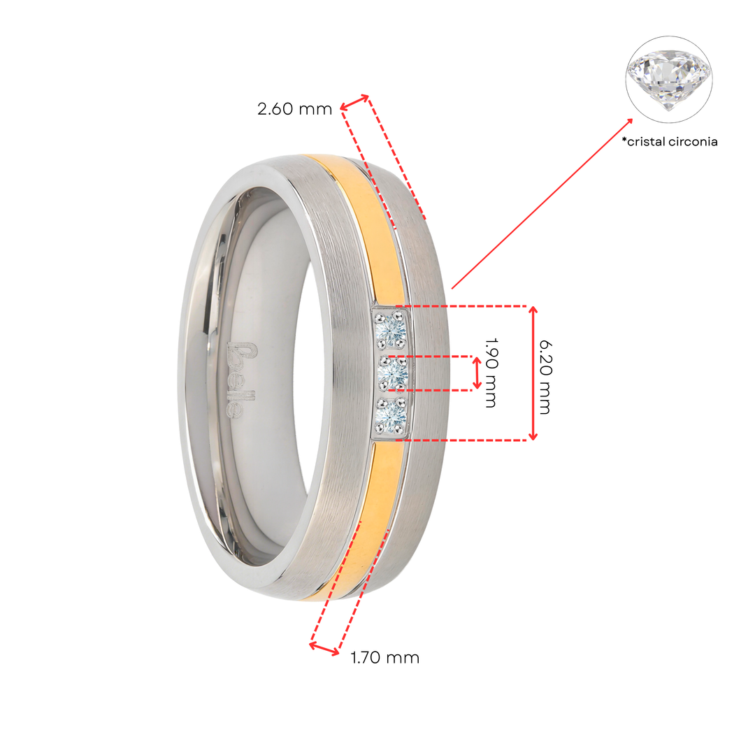 Anillo Acero Unión - Mujer