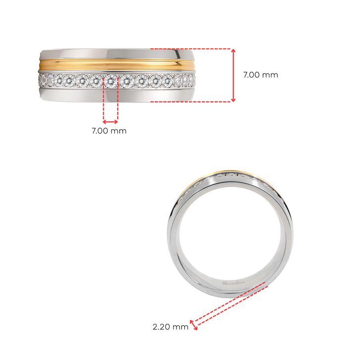 Anillo Acero Esencial - Mujer