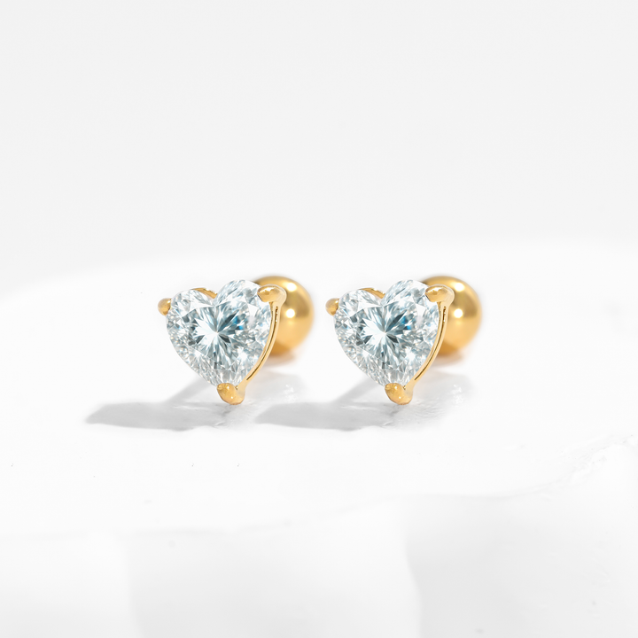 Aretes Acero Heartbeat