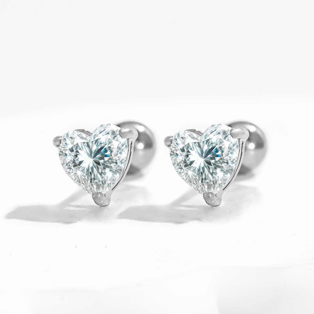 Aretes Acero Heartbeat