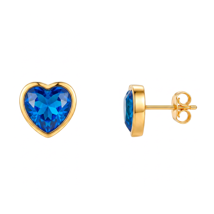 Aretes Acero Blue Crush