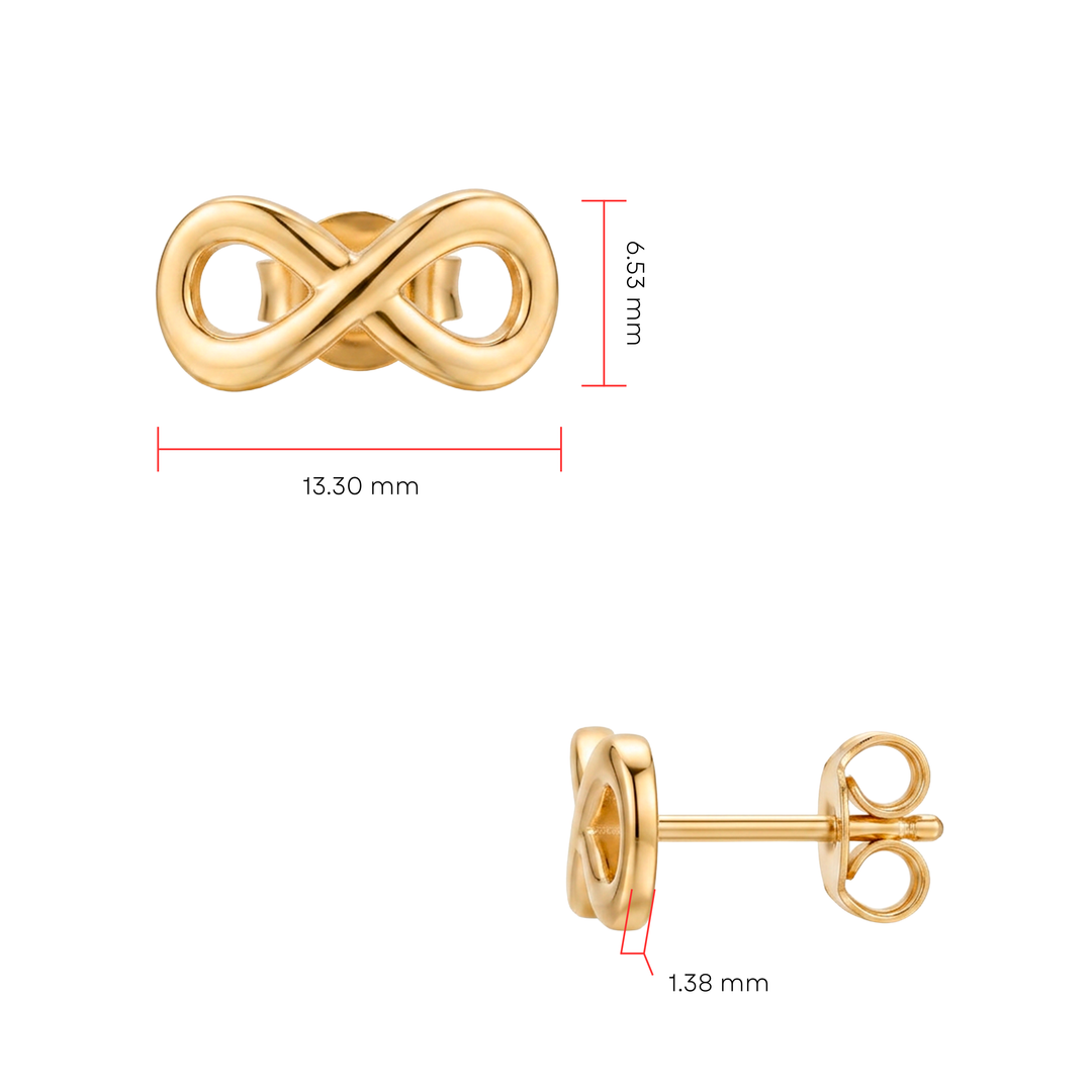 Aretes Acero Lazo Chic