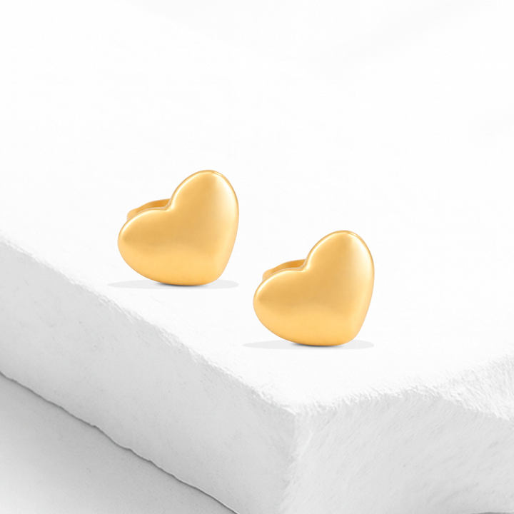 Aretes Acero Amore Bombée
