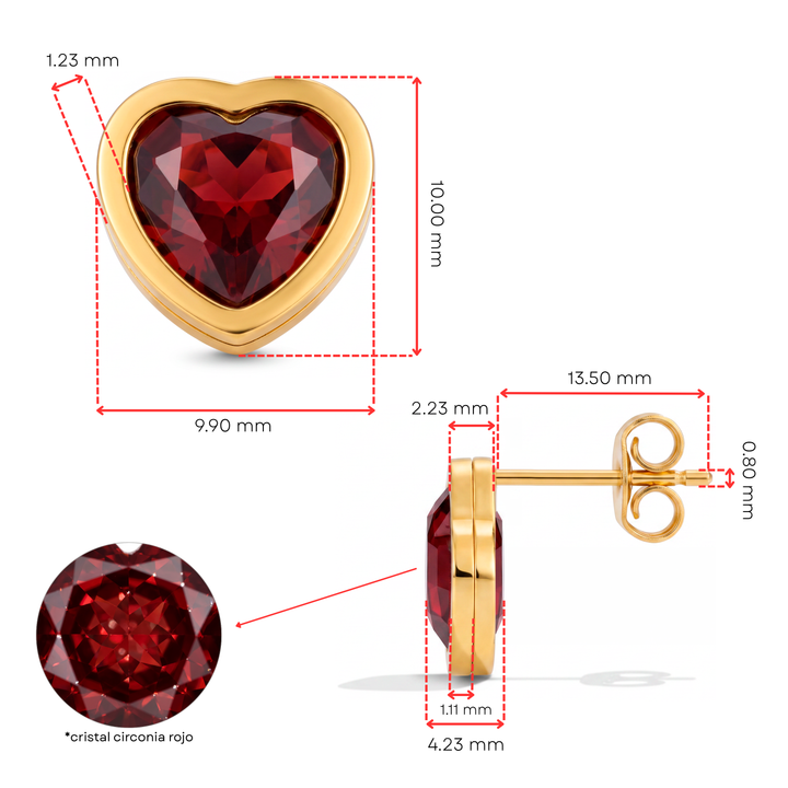 Aretes Acero Iracebeth