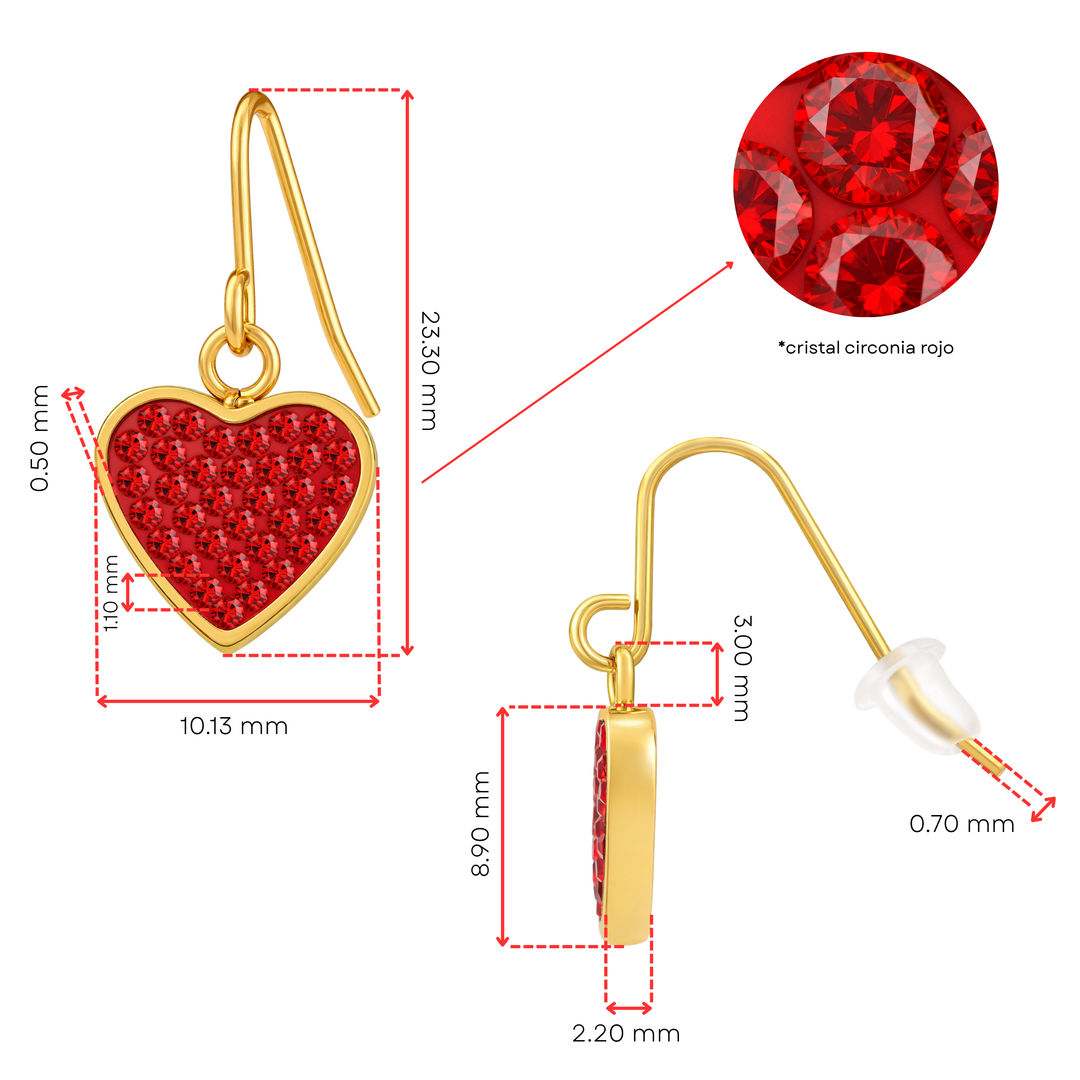 Aretes Acero Agatha