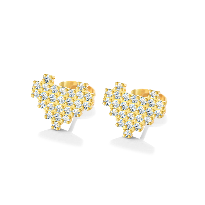 Aretes Pixel Heart