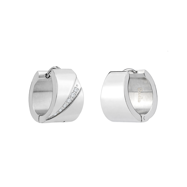 Aretes Argollas Acero Stella Maris