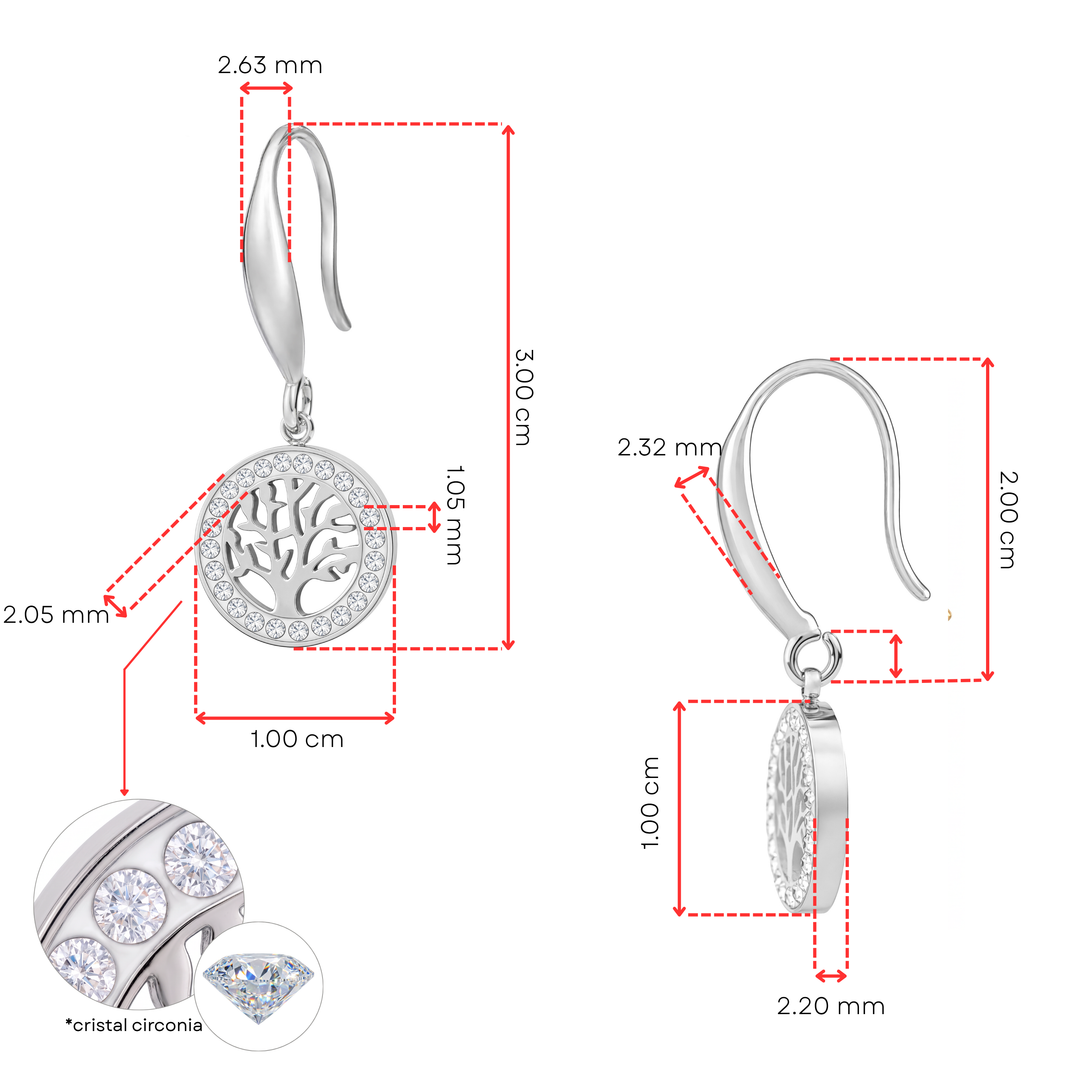 Aretes Acero Raíces