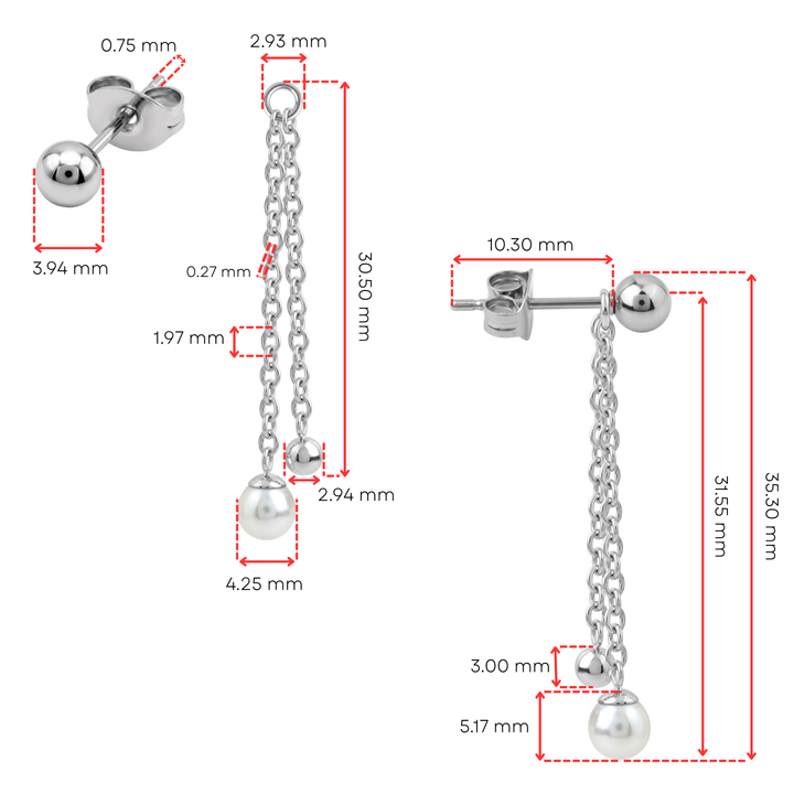 Aretes Acero Eternity Chains