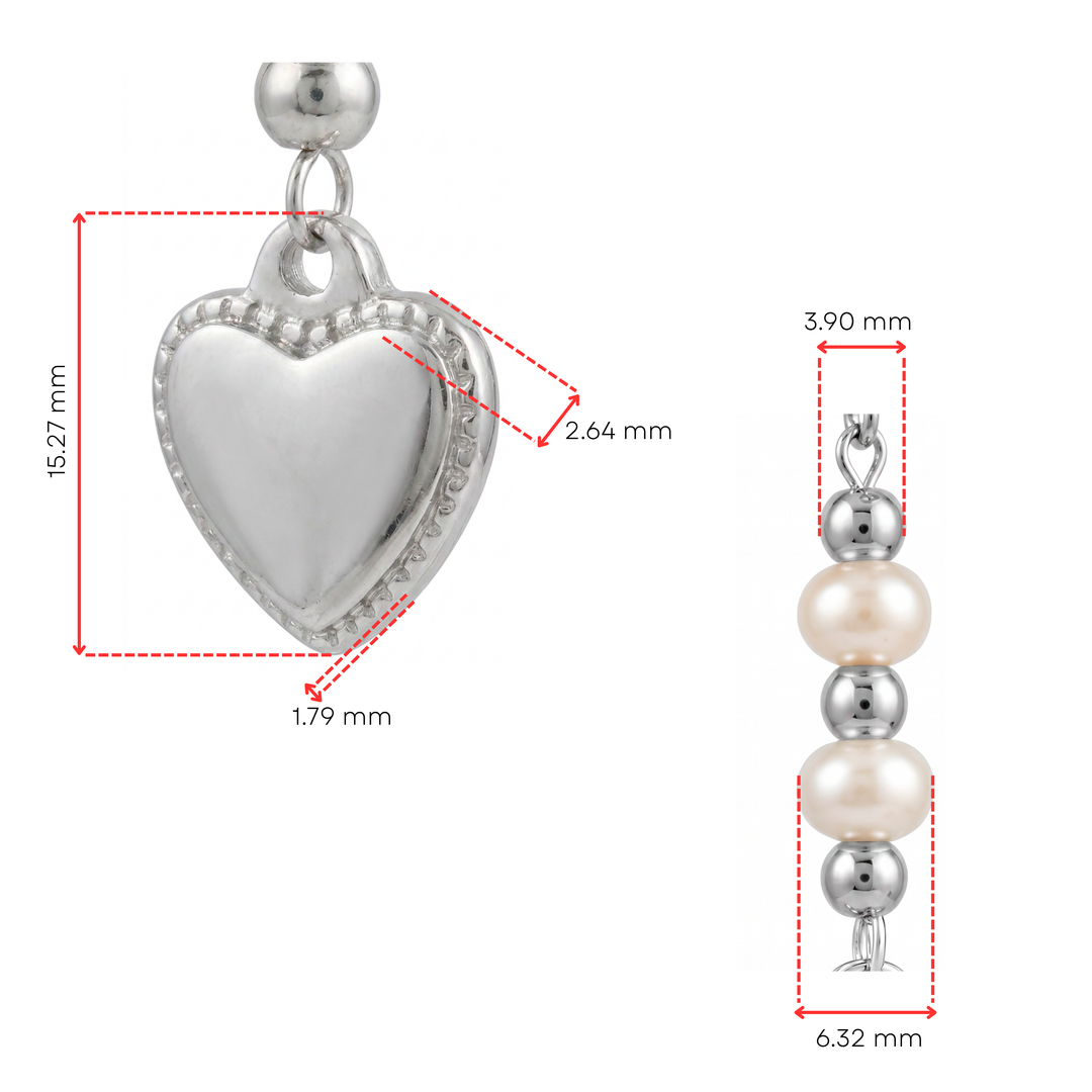 Aretes Acero Sweet Romance